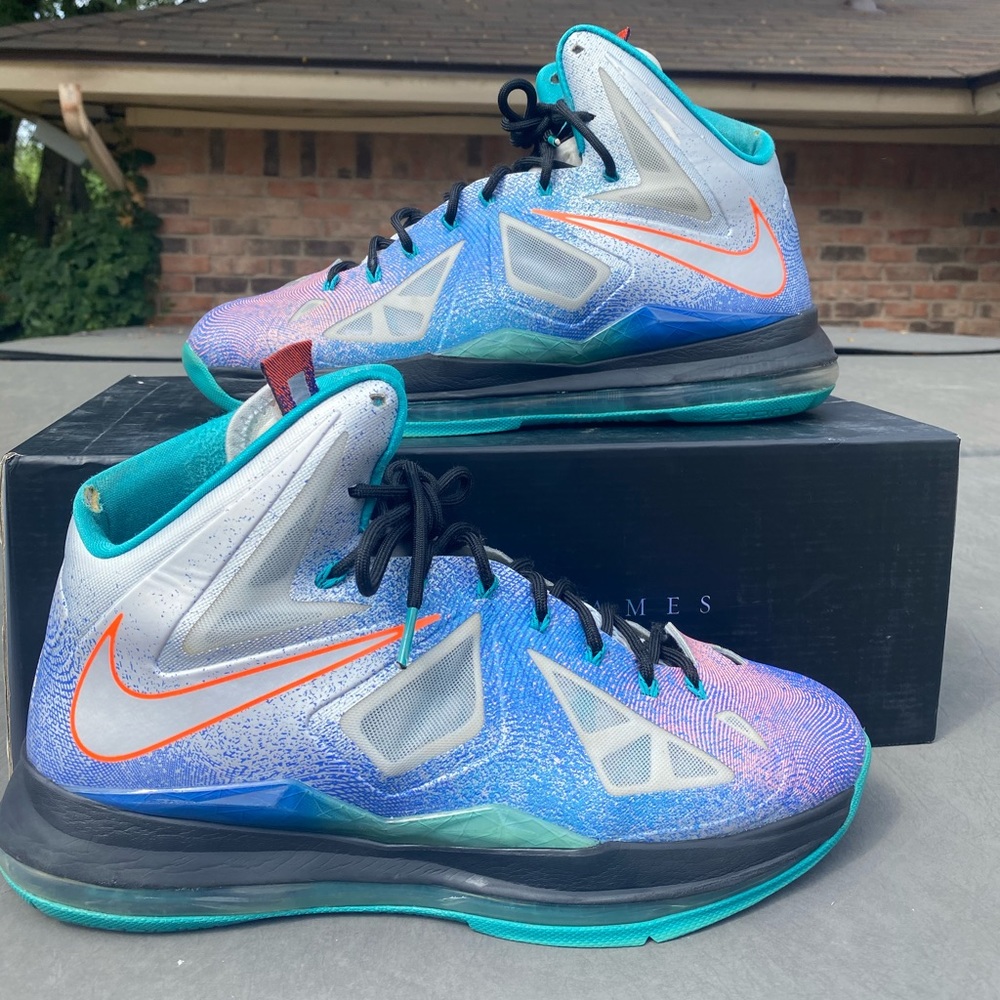 Nike LeBron X “Pure Platinum” Size 12